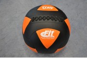Топка за фитнес тренировка кожена 5кг wall ball Fit Motion