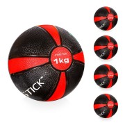 Медицинска топка 1 кг, 2кг, 4кг, 5кг, 10кг, Gymstick