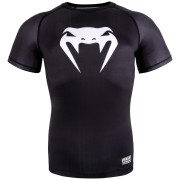 Спортна тениска Venum Contender 3.0 Compression BlackWhite 