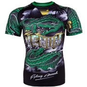Рашгард Venum Crocodile Rashguard Black/Green 