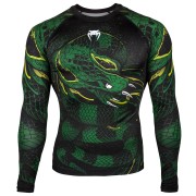 Рашгард Venum Green Viper Rashguard black green