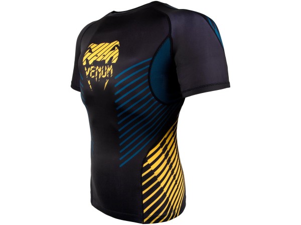 Рашгард Venum Plasma Rashguard black yellow