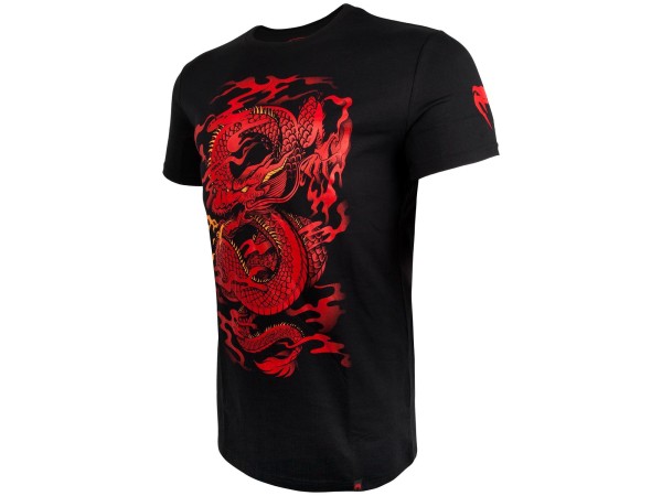 Спортна тениска Venum Dragon's Flight T shirt Black Red
