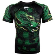 Рашгард Venum Green Viper Rashguard Short Sleeves black green