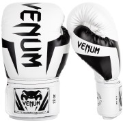 Боксови ръкавици Venum Elite Boxing Gloves white black 