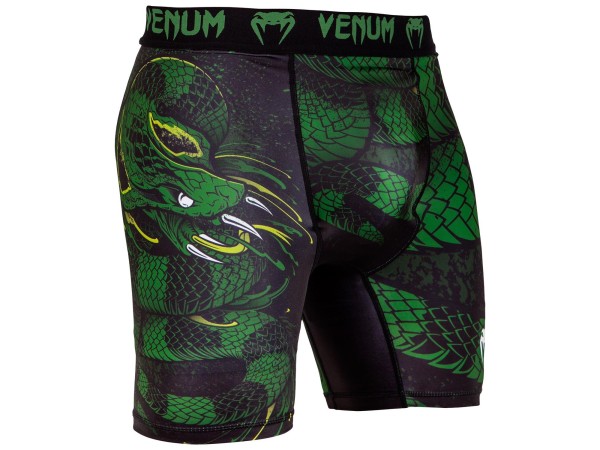 Шорти Venum Green Viper Compression Shorts black green