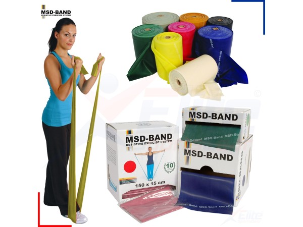 Ластик широк MSD-Band Thin (жълт)